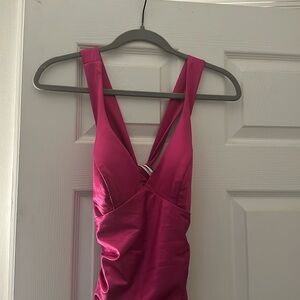 Pink/ magenta prom dress